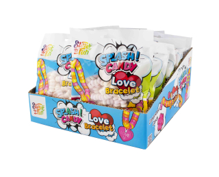 Splash Candy Love Bracelet - komprimátové náramky s přívěškem 100g